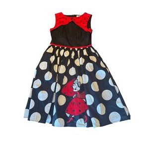 Disney Minnie Mouse Polka Dot Dress By The Dress Shop M